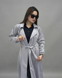 শিক বেল্ট পকেট ওভারকোট স্টেইনলেস স্টিল